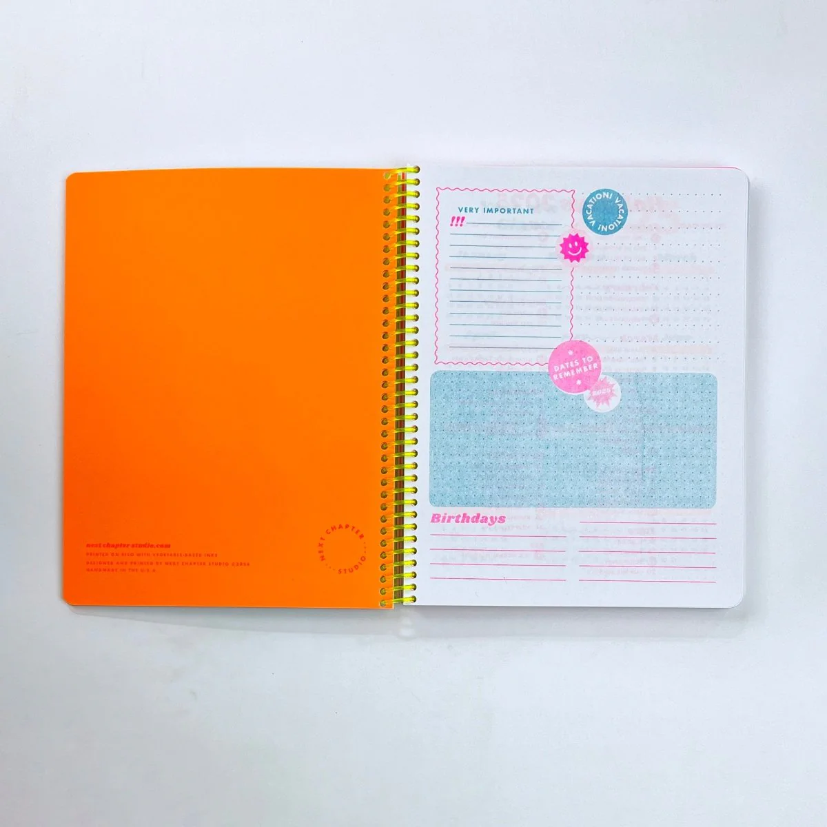 2026 Dated Planner - Riso Printed, 200+ Pages, Spiral Bound - Image 12