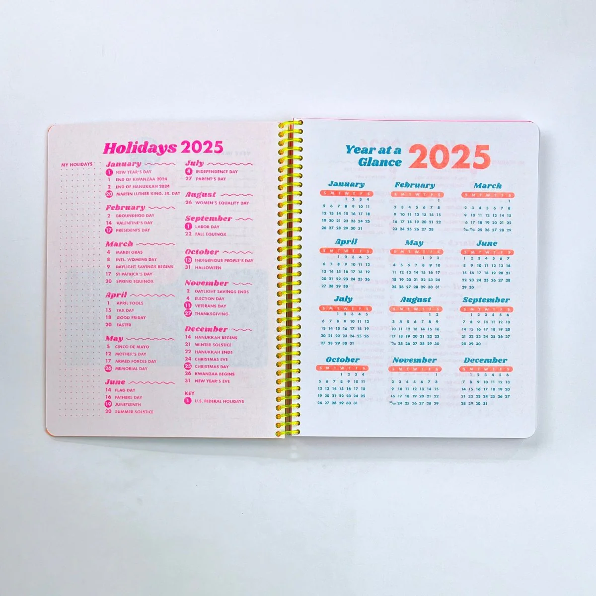 2026 Dated Planner - Riso Printed, 200+ Pages, Spiral Bound - Image 13