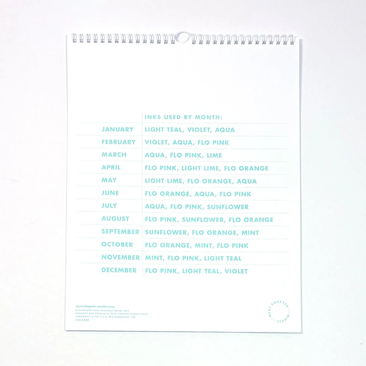 2026 Risograph Wall Calendar - Aura - Image 4