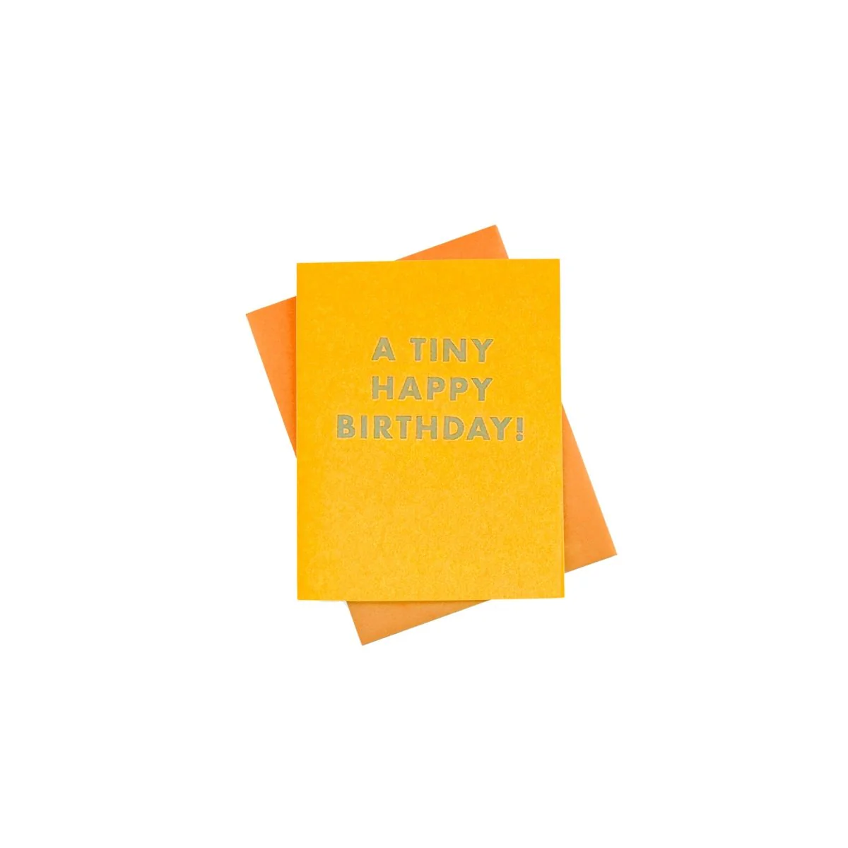 "A Tiny Happy Birthday" - MINI Risograph Card - Image 3