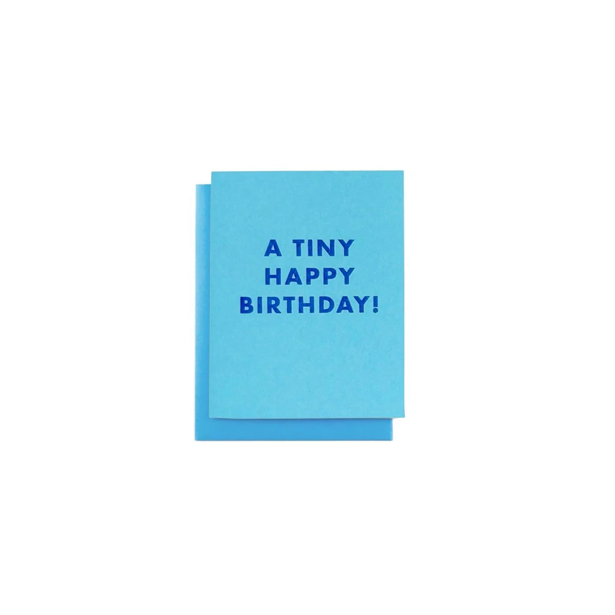 "A Tiny Happy Birthday" - MINI Risograph Card - Image 4
