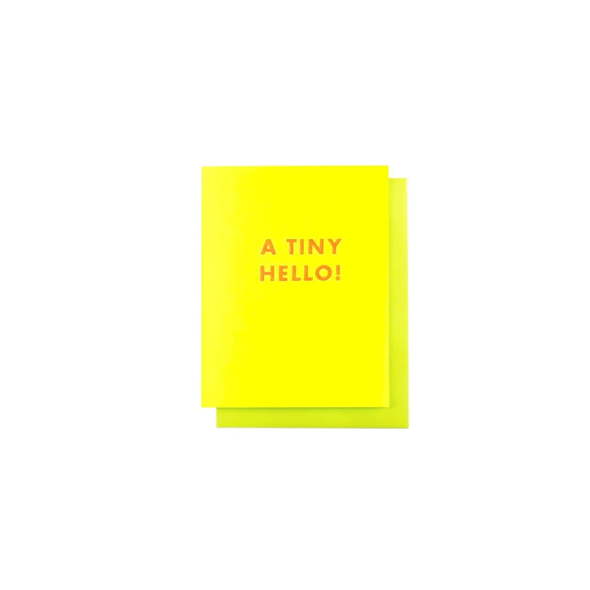 "A Tiny Hello!" - MINI Risograph Card - Image 2