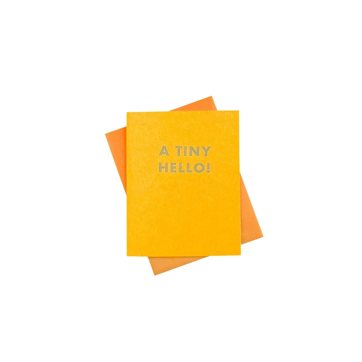 "A Tiny Hello!" - MINI Risograph Card - Image 3