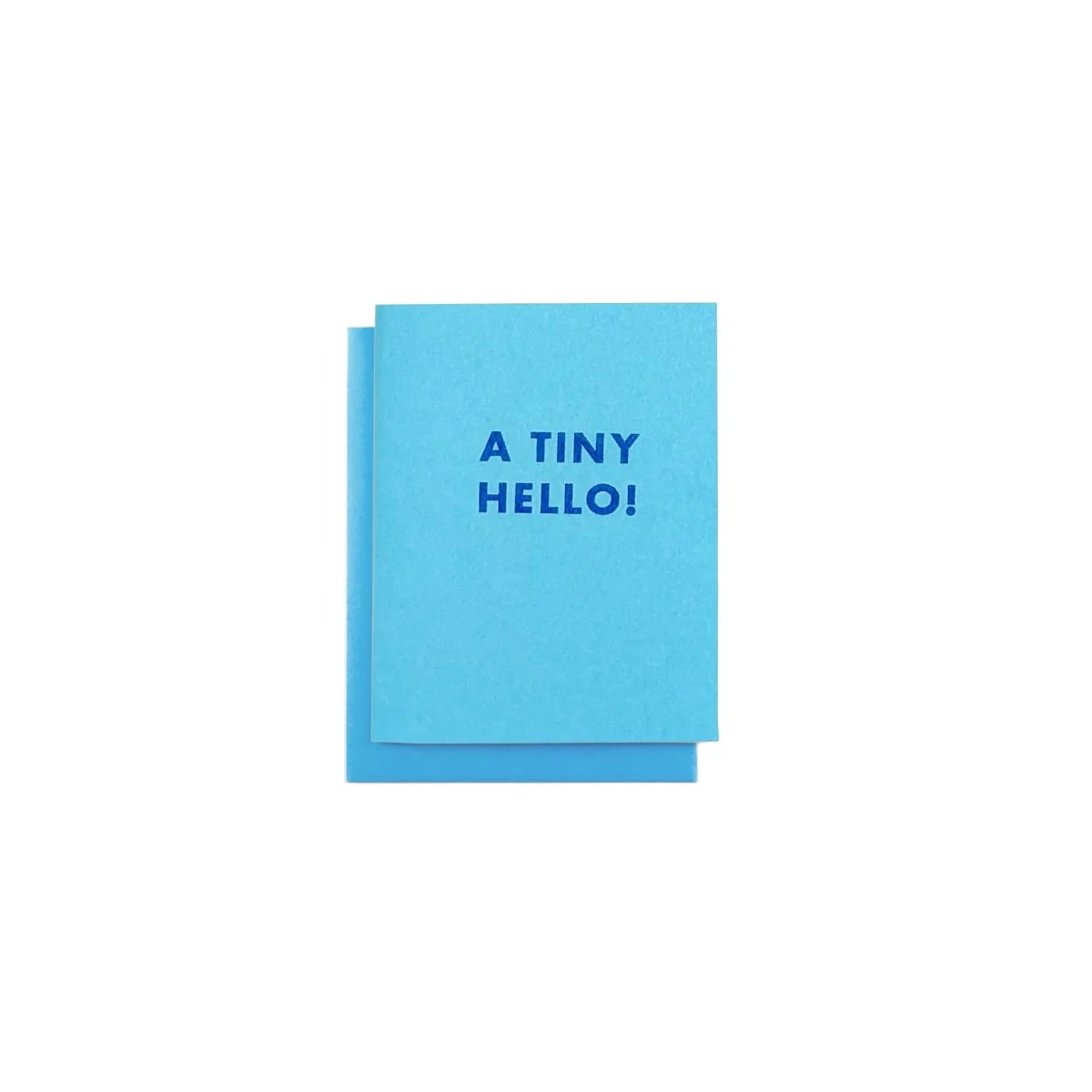 "A Tiny Hello!" - MINI Risograph Card - Image 4