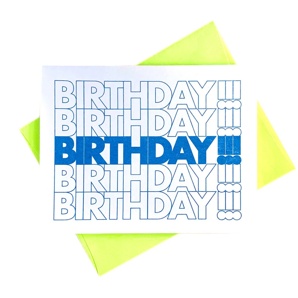 Birthday - Variety Pack - Risograph Greeting Cards - Image 2