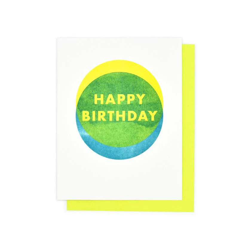 Birthday - Variety Pack - Risograph Greeting Cards - Image 3