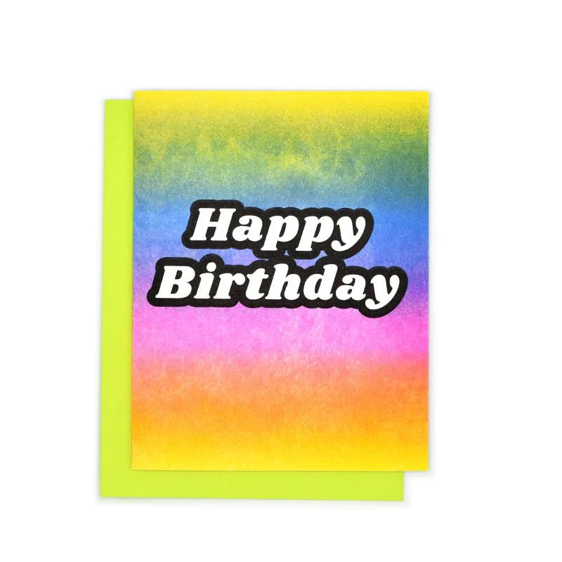 Birthday - Variety Pack - Risograph Greeting Cards - Image 4