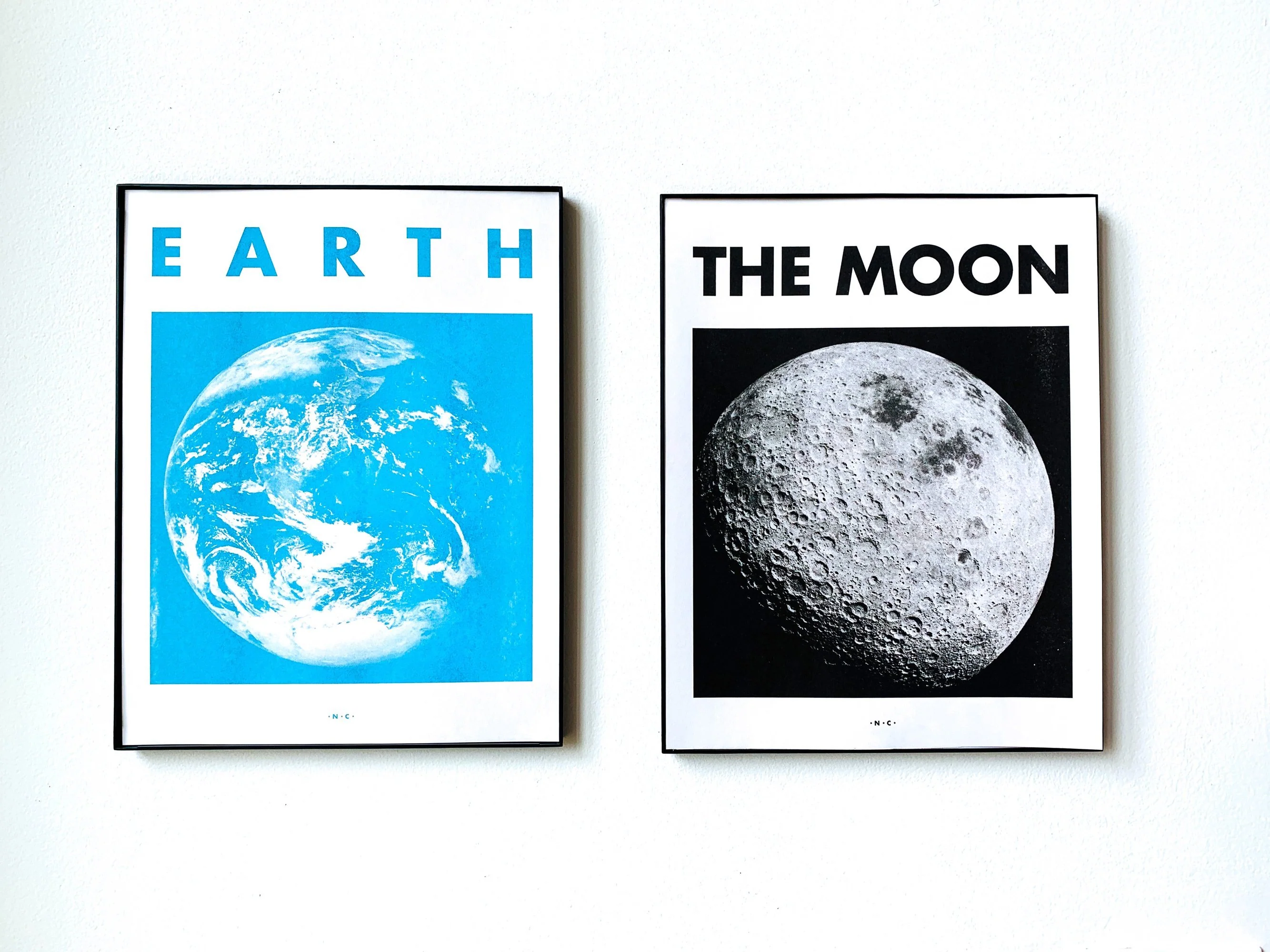 Earth - Planet Risograph Print - Image 4