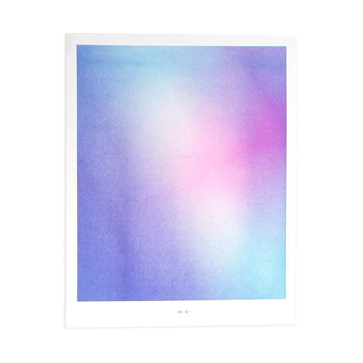 Aura 4 - February - Risograph Art Print