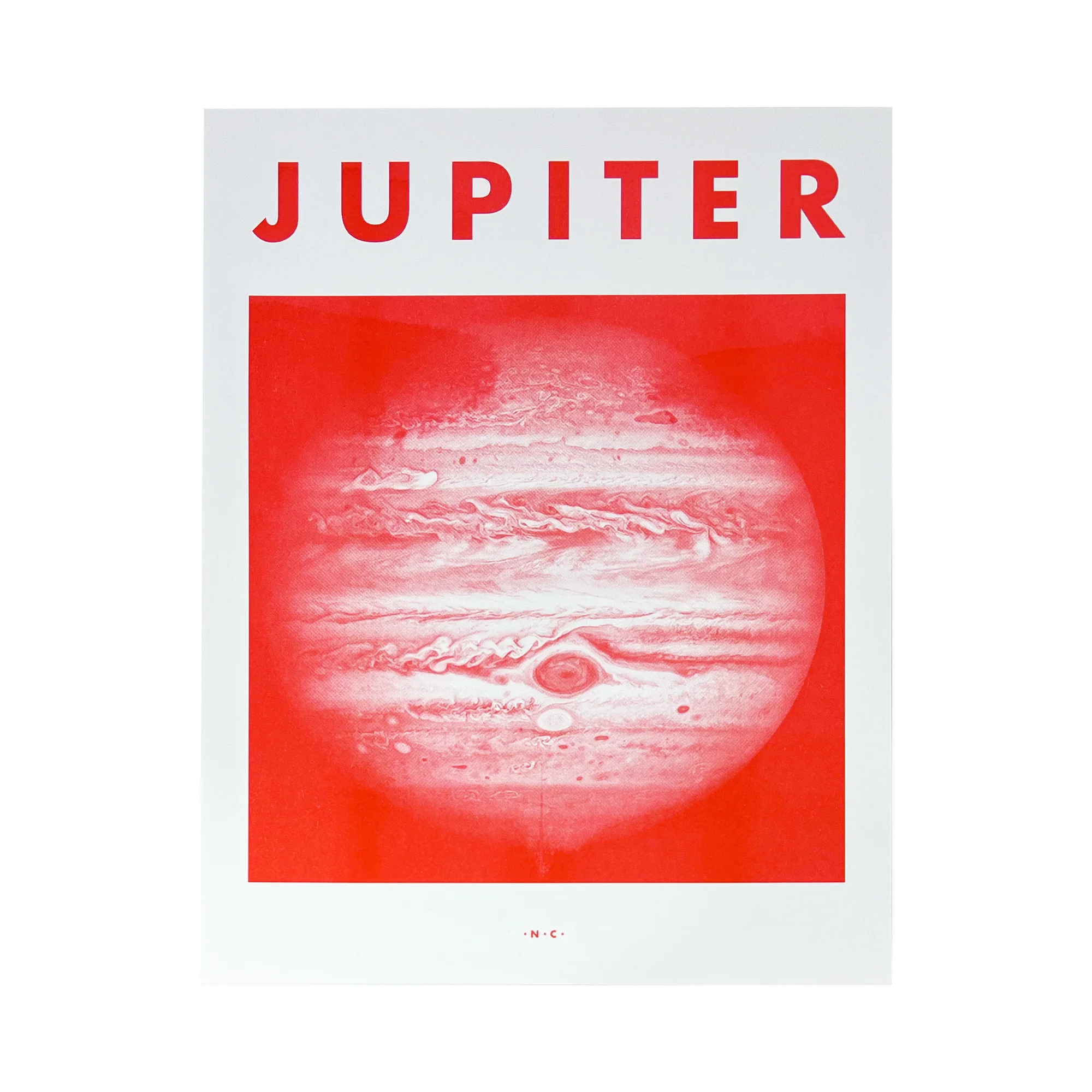 Jupiter - Planet Risograph Print