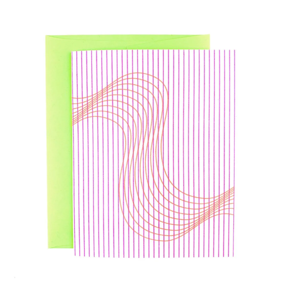Moire - Risograph Greeting Card