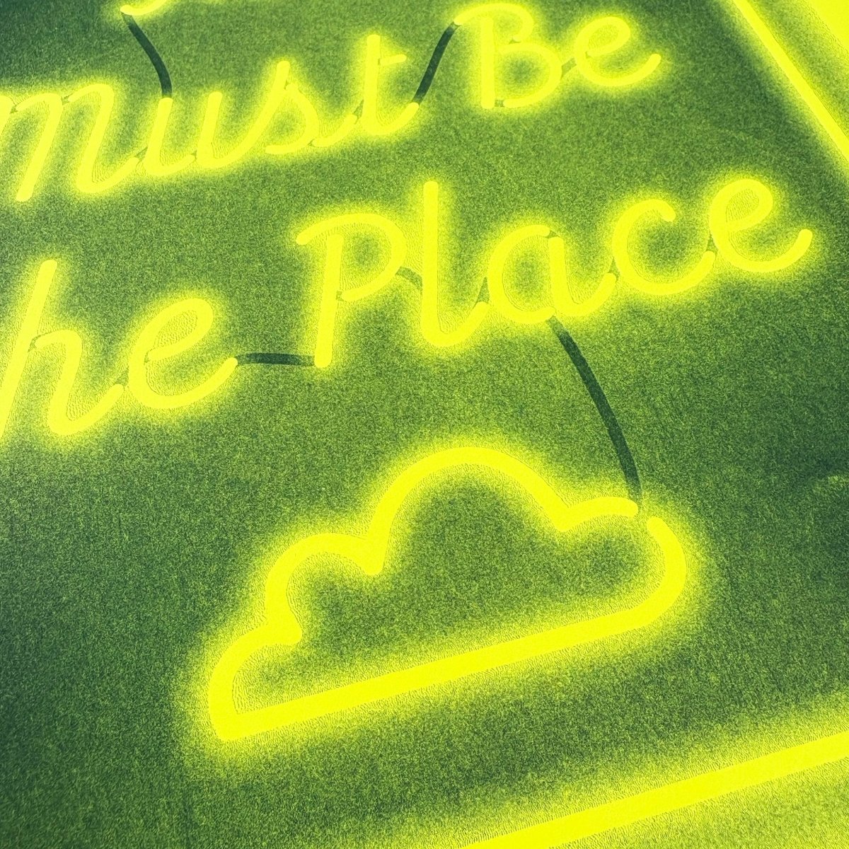 Neon Brights "This Must Be the Place" - Risograph Art Print - Image 2