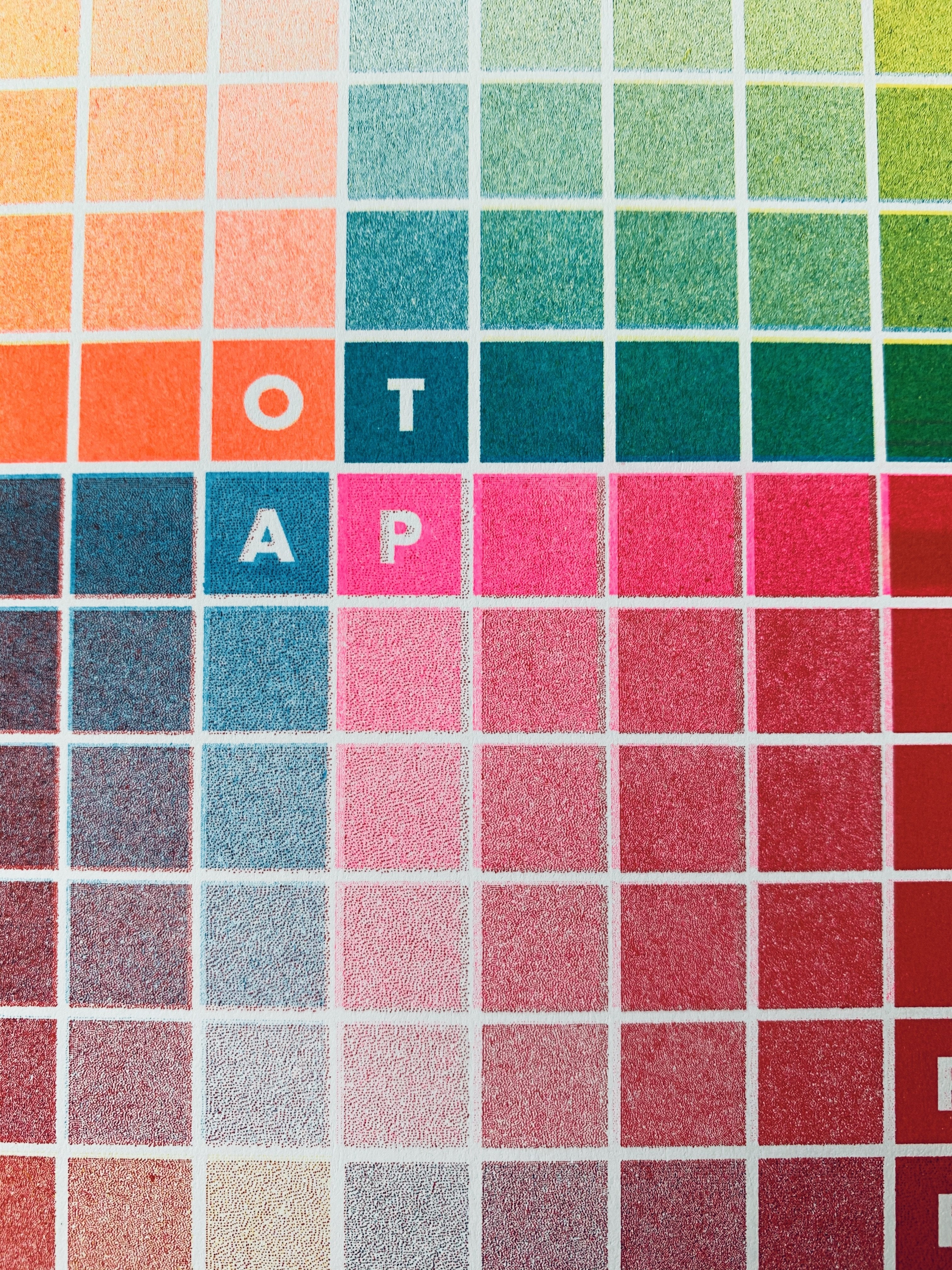 Next Chapter Studio Risograph Color Chart - January 2020 - Image 5