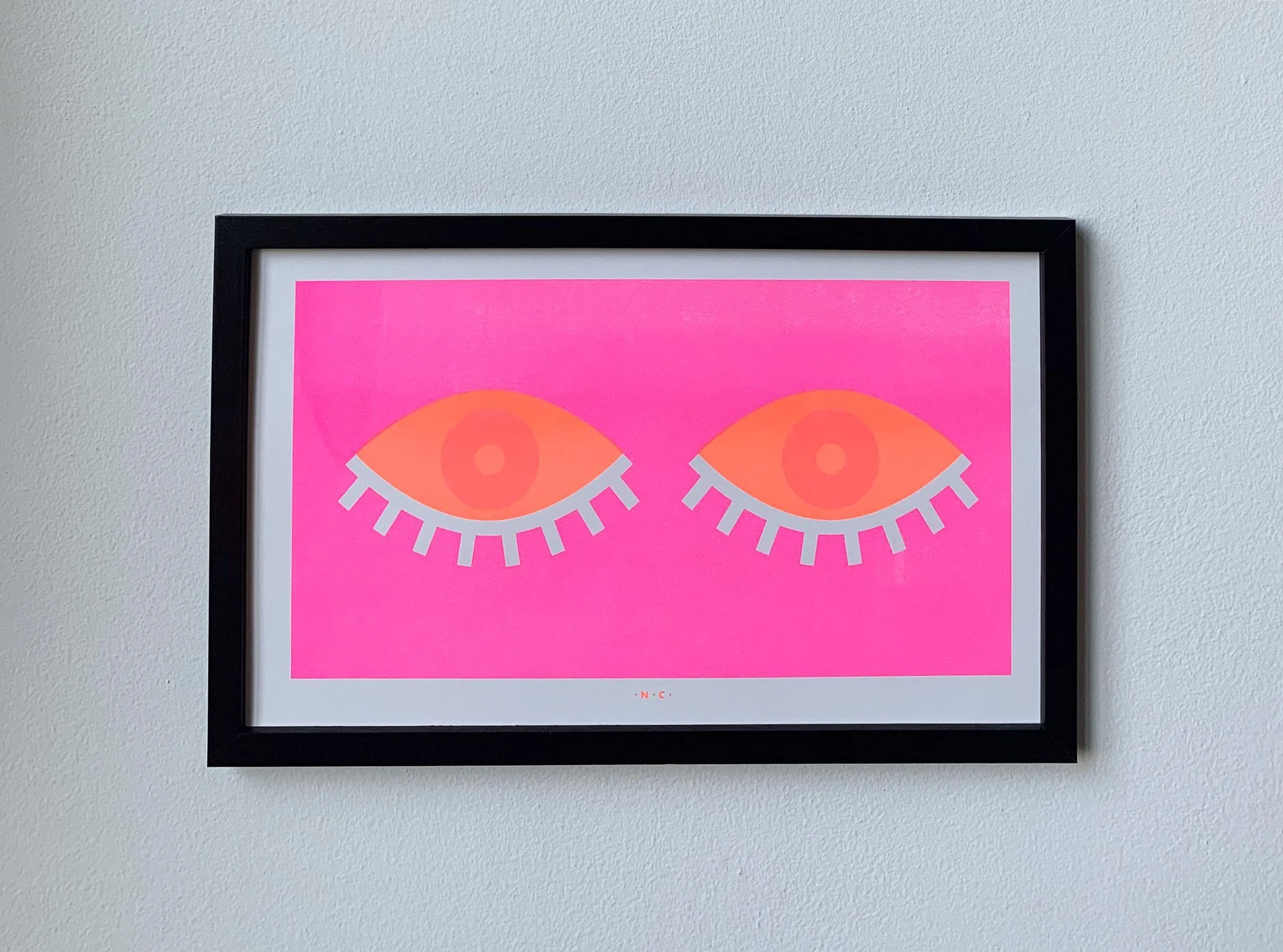 No Sleep Eyes - Art Risograph Print - Image 3