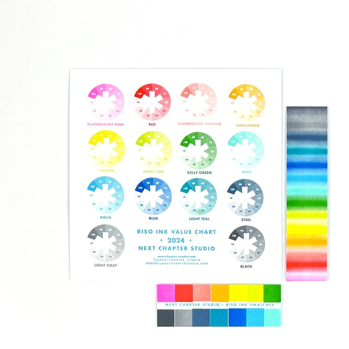 Riso Color Value Chart - 2024 Next Chapter Studio - Image 2