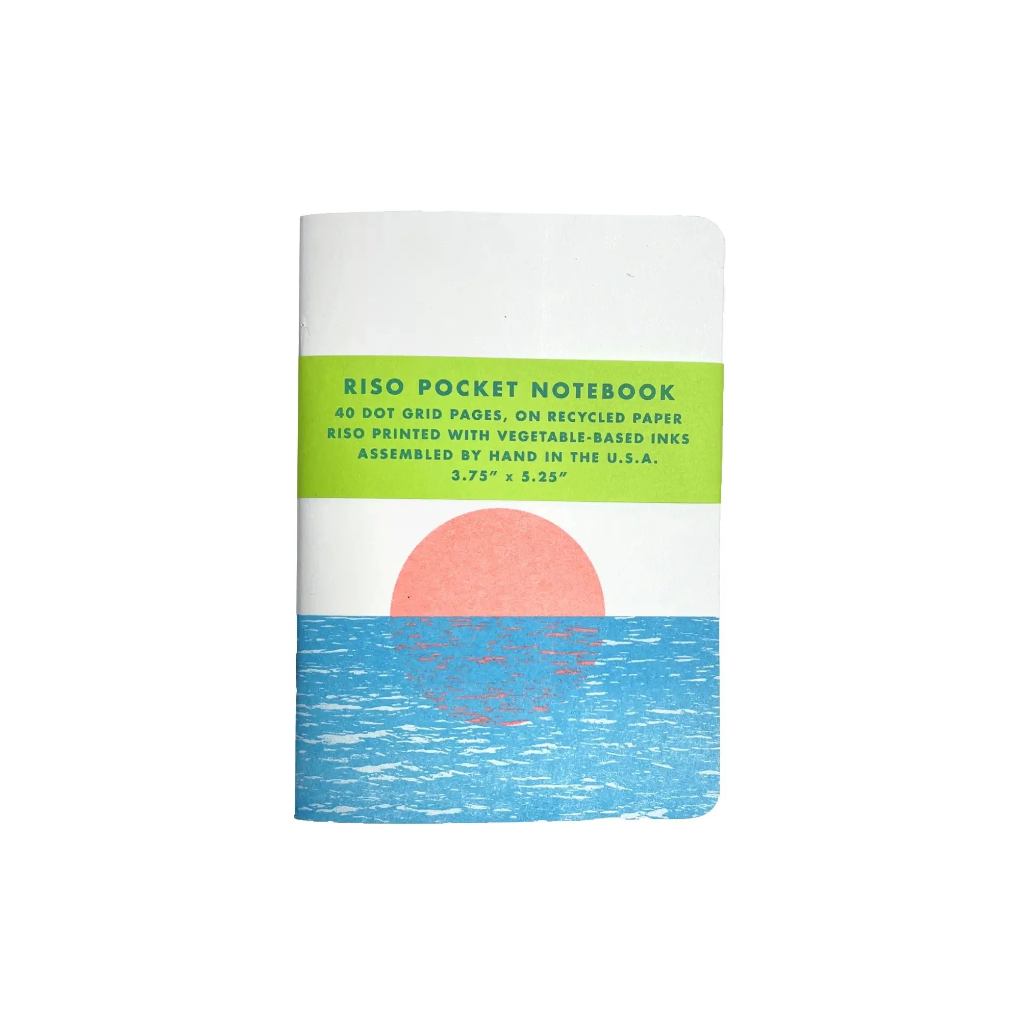 Risograph Pocket Notebook - River Sunset
