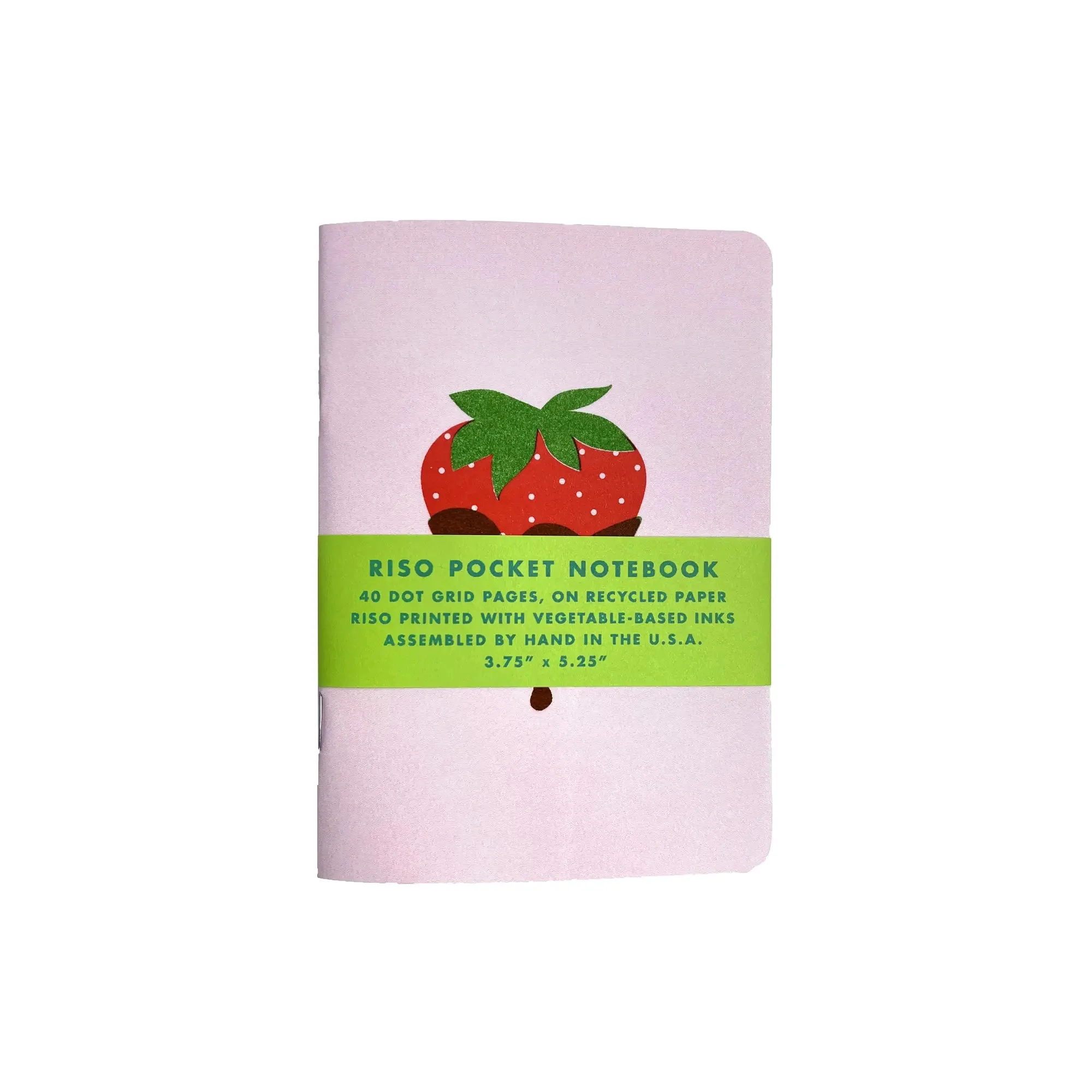 Risograph Pocket Notebook - Strawberry
