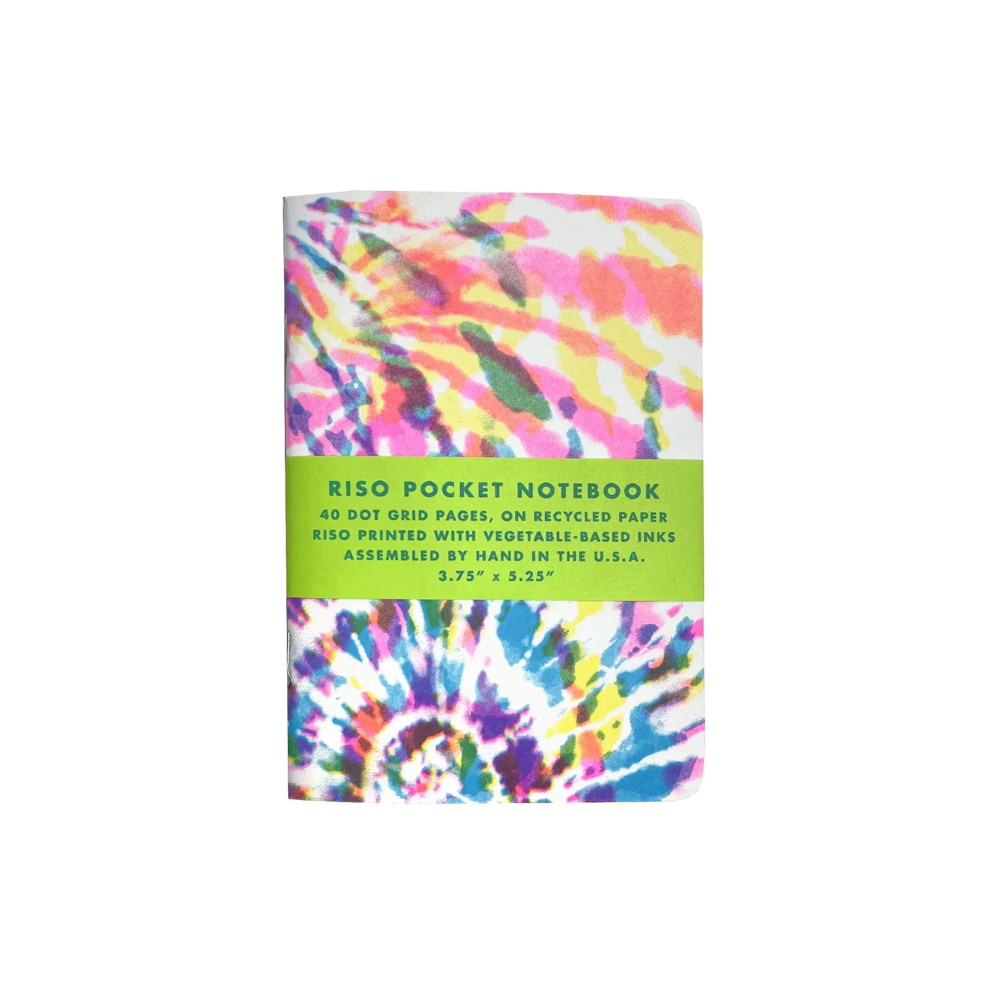 Risograph Pocket Notebook - Tie Dye