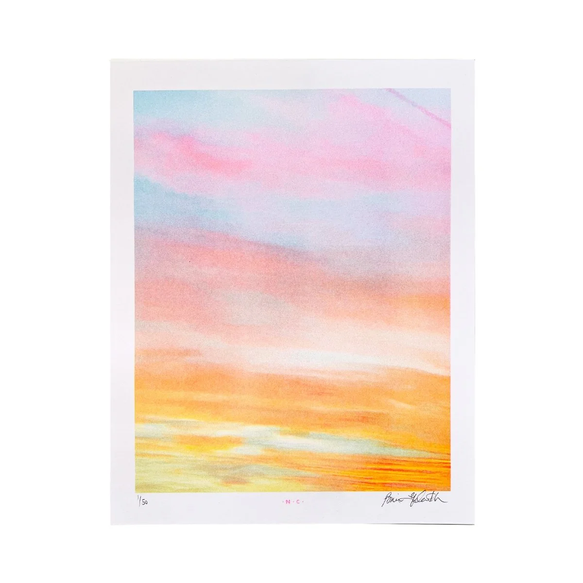 Sunset Series #4 - Risograph Art Print