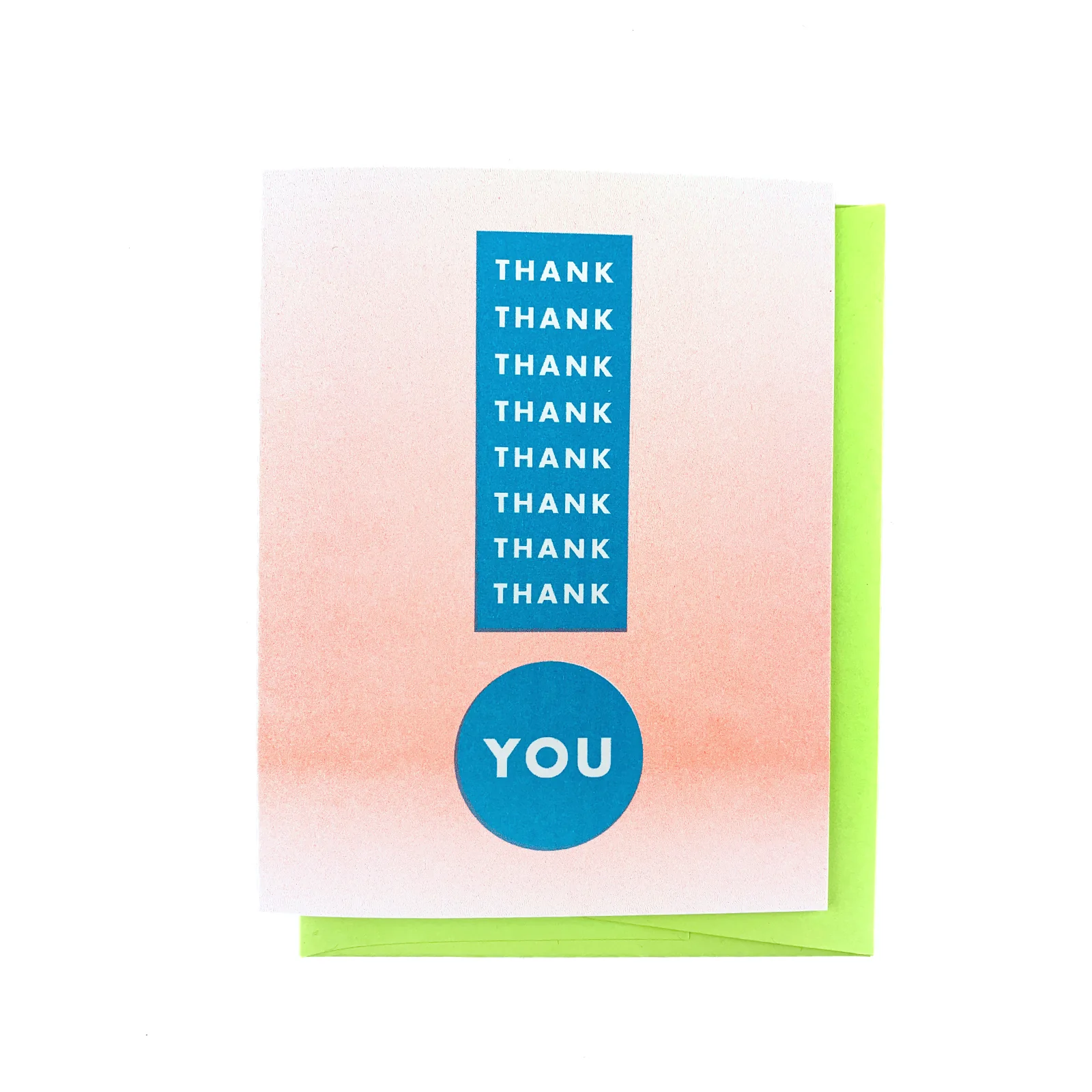Thank You - Variety Pack - Risograph Greeting Cards - Image 2