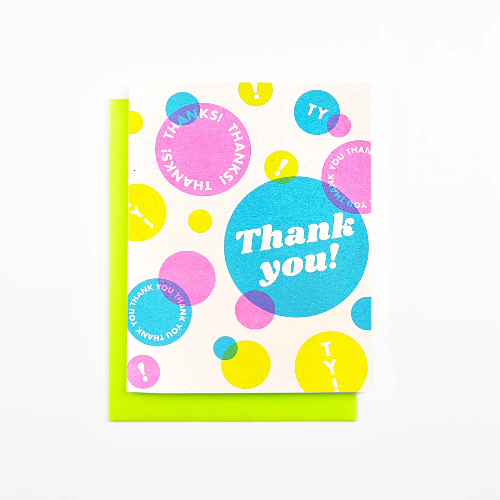Thank You - Variety Pack - Risograph Greeting Cards - Image 3