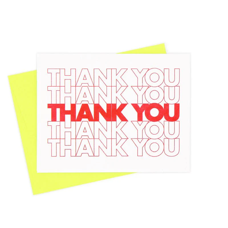 Thank You - Variety Pack - Risograph Greeting Cards - Image 7