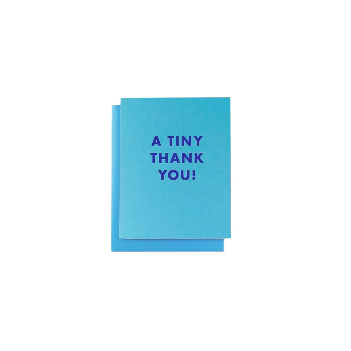 "A Tiny Thank You!" - MINI Risograph Card
