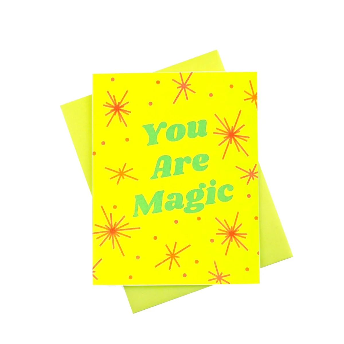 "You Are Magic" Encouragement Risograph Card